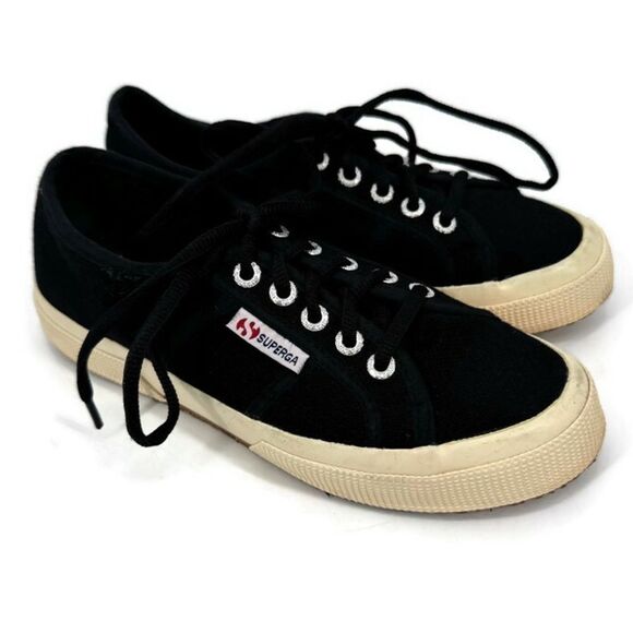 Superga Black Canvas‎ Sneaker EU 36 US 6 - Picture 1 of 7